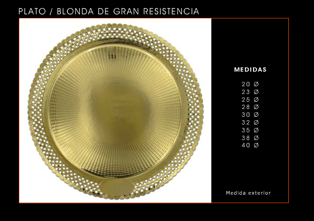 PLATO ERIK ORO 23CM