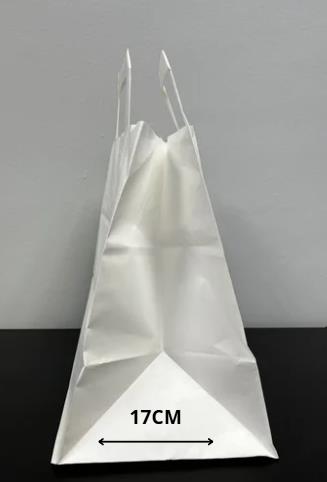 BOLSA BLANCA PAPEL LATERAL