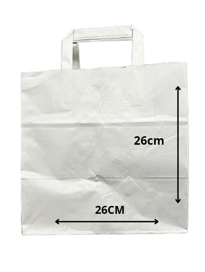 BOLSA BLANCA PAPEL