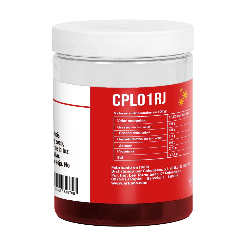 COLORANTE ROJO POLVO LIPO CAKEDECOR